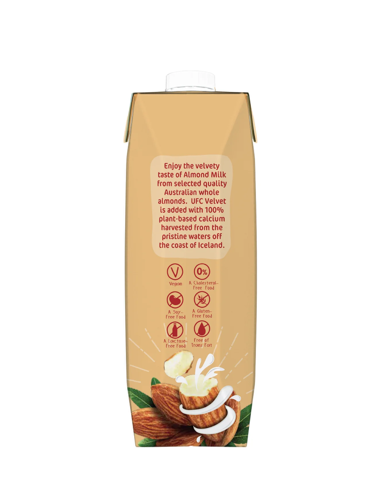 UFC VELVET ALMOND DRINK UNSWEETENED 1L - Image 2