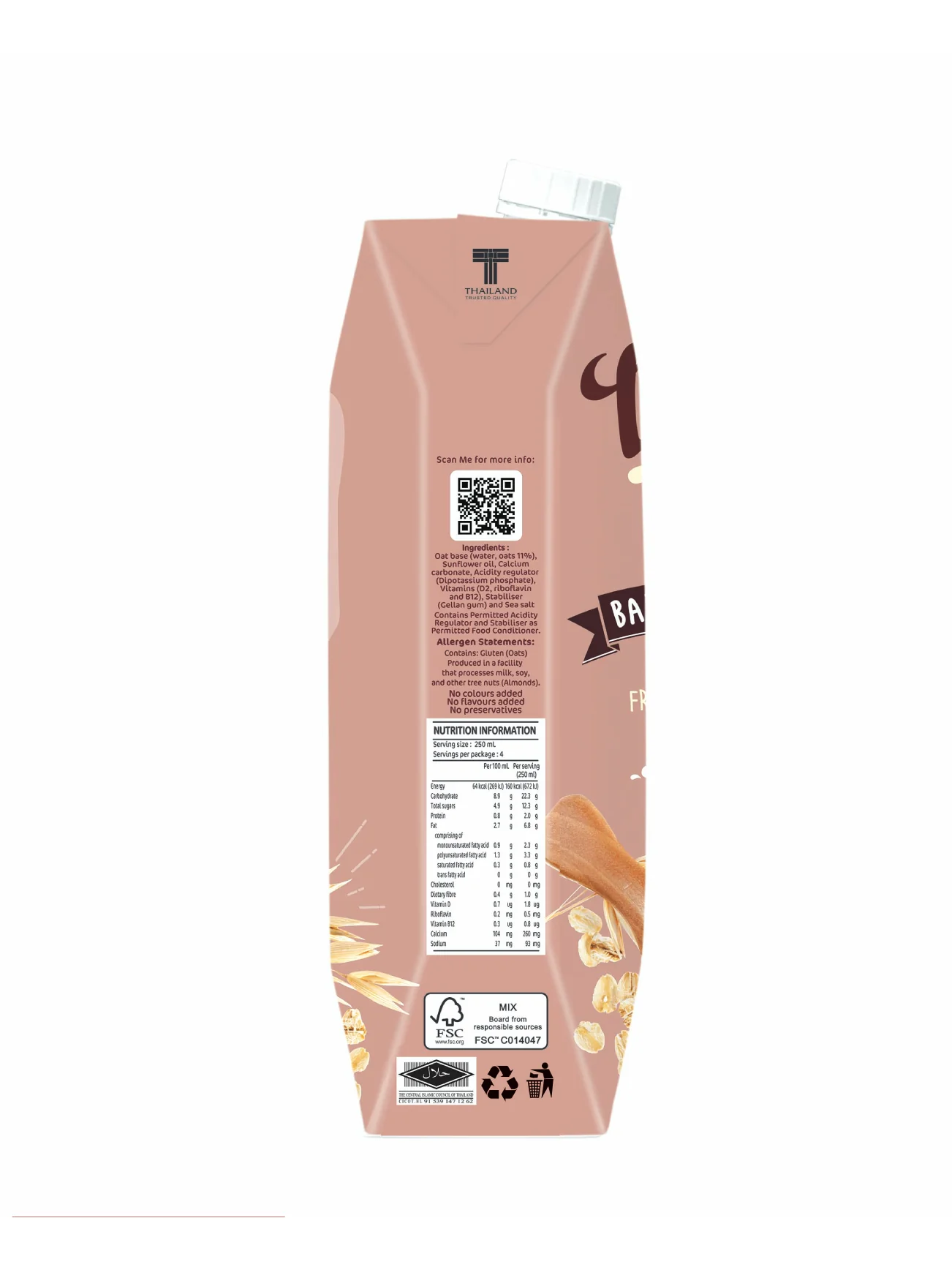 UFC VELVET OAT MILK BARISTA EDITION 1L - Image 4