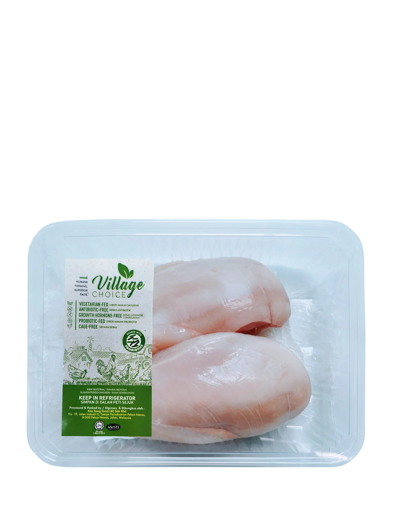 VILLAGE CHOICE ABF SKINLESS B'LESS BREAST (+/-500G) - Image 3