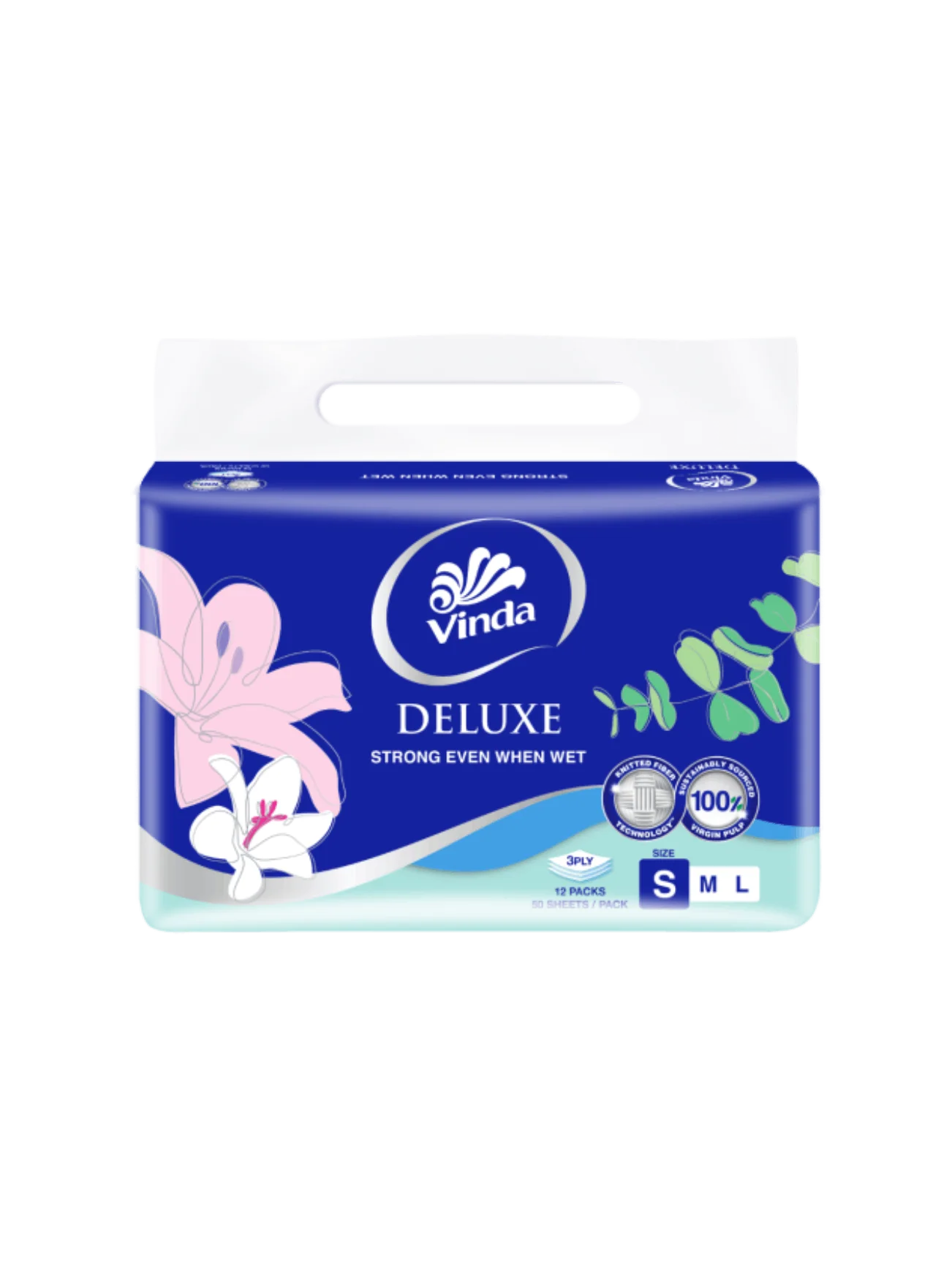 VINDA DELUXE TISSUE 3PLY 12X50S