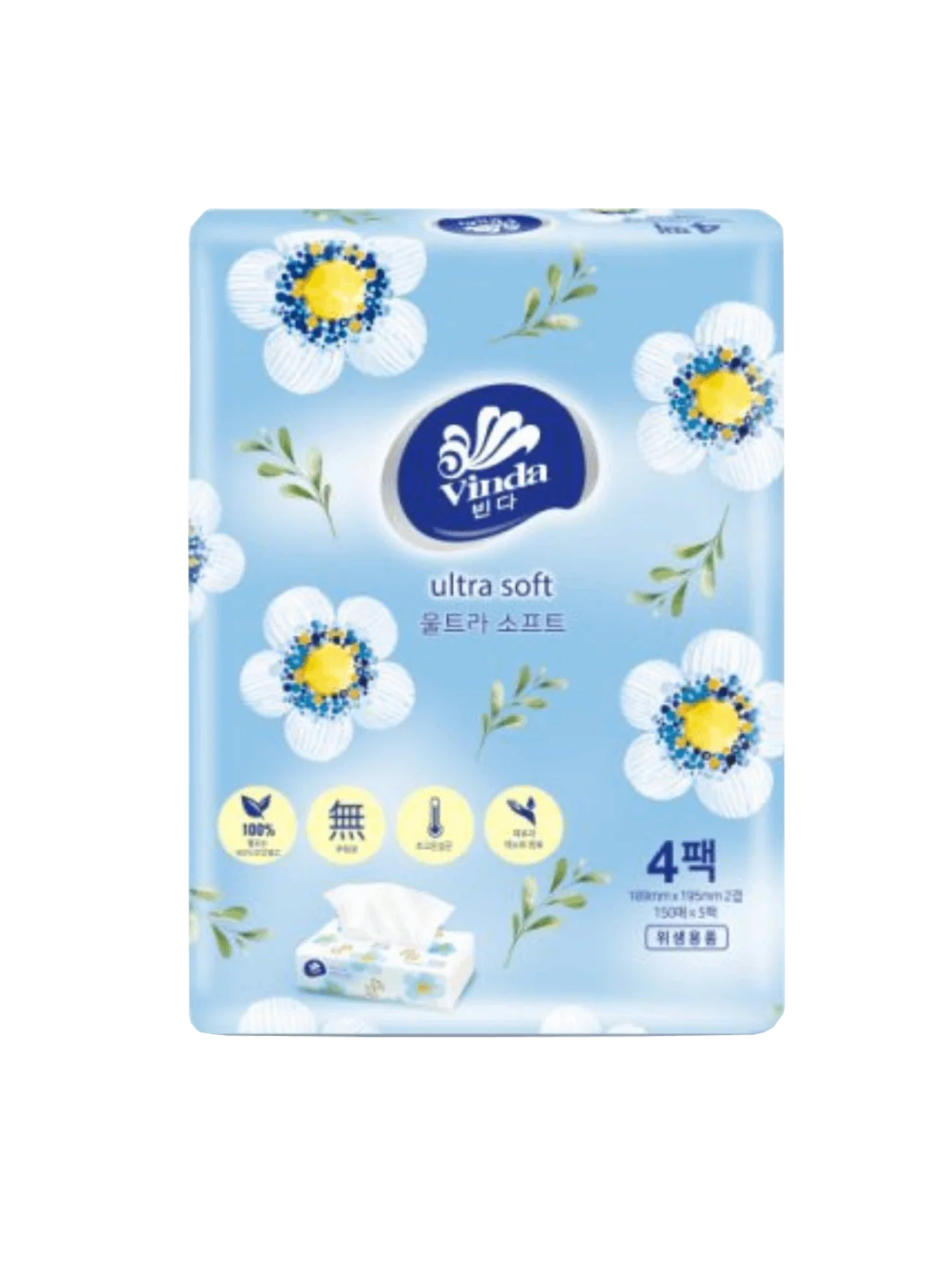 VINDA ULTRA SOFT SP 2PLY 4X150S