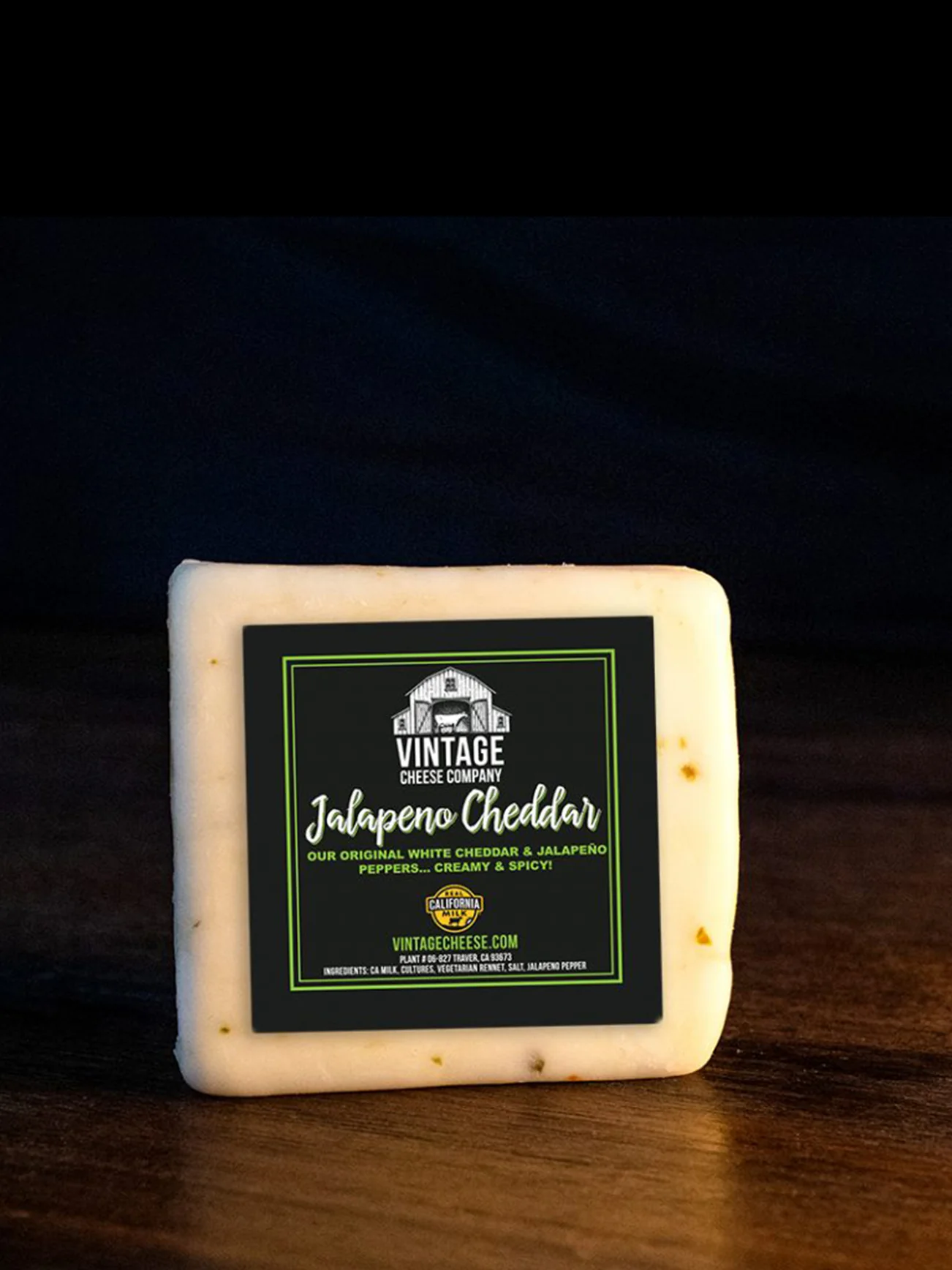 VINTAGE JALAPENO CHEDDAR 8OZ