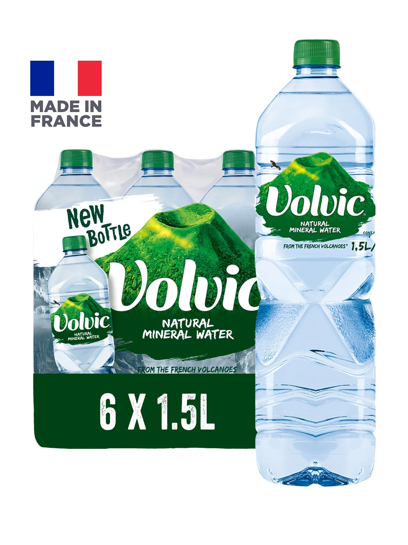 VOLVIC MINERAL WATER 6X1.5LTR
