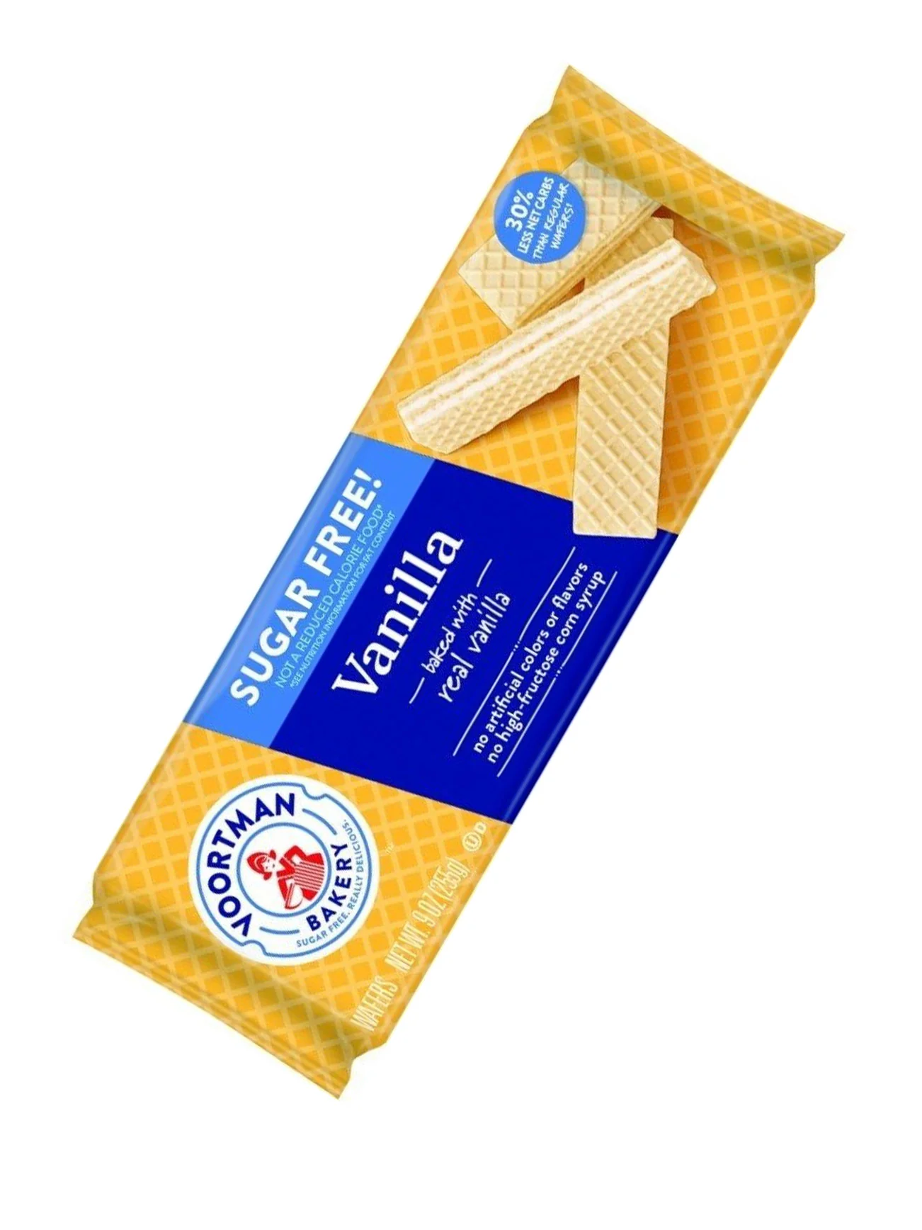 VOORTMAN SUGAR FREE VANILLA WAFERS 255G - Image 2