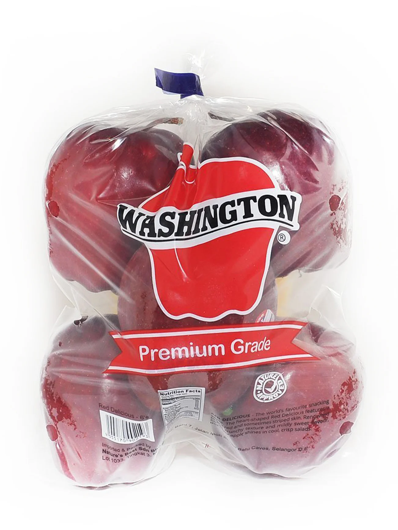 WA RED DELICIOUS APPLES PKT 6PCS - Image 4