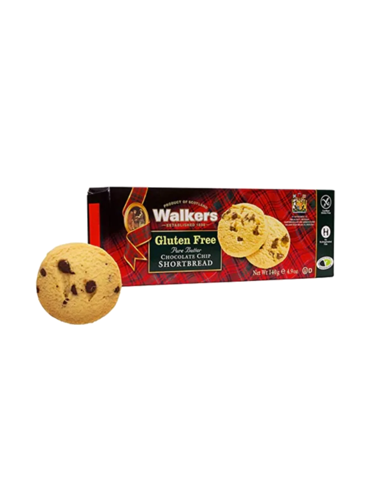 WALKERS GF CHOCOLATE CHIPS 140G - Image 2