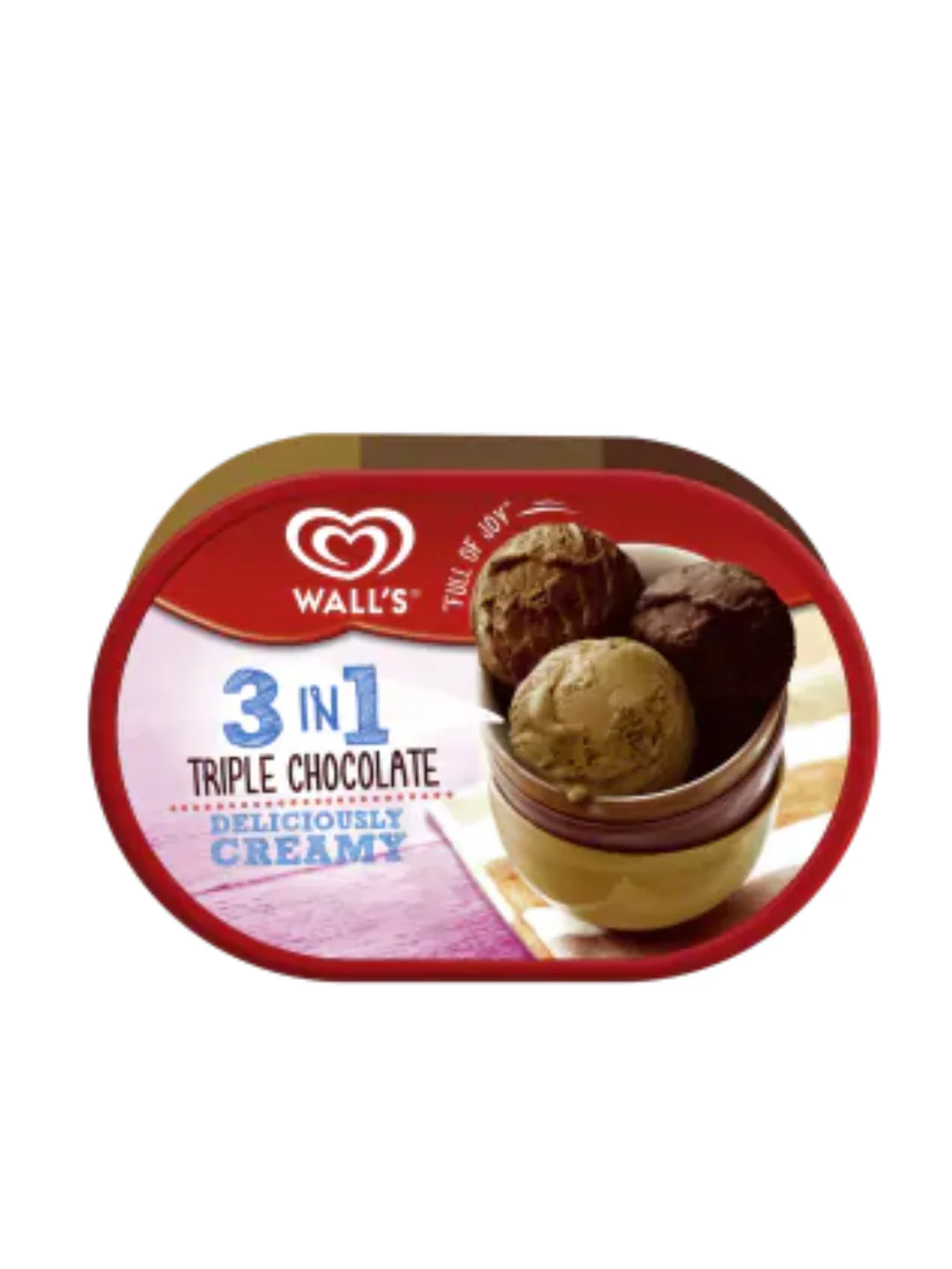 WALL'S 3IN1 TRIPLE CHOCOLATE 1.4L