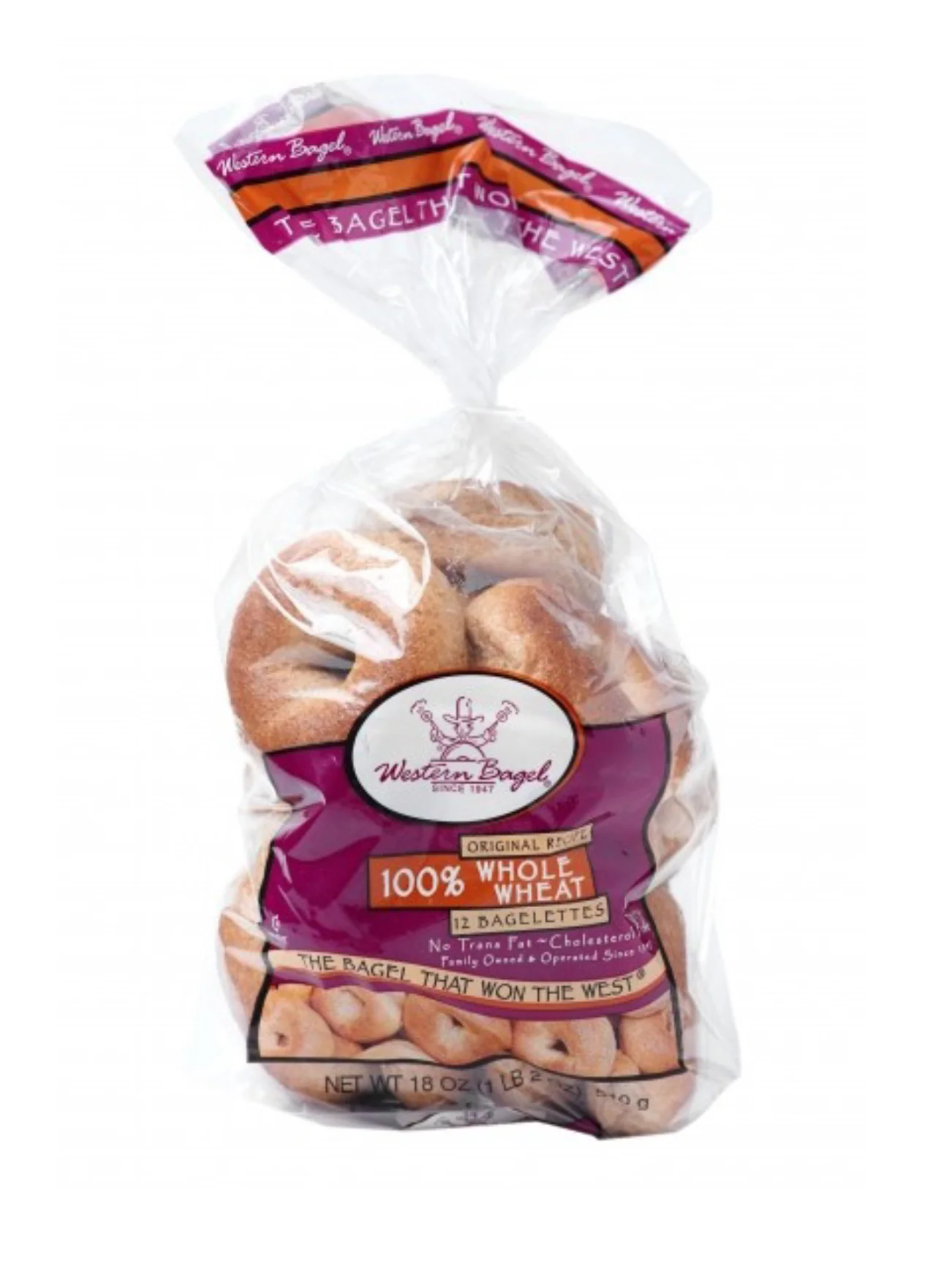 WESTERN BAGEL MINI WHOLE WHEAT BAGEL 510G - Image 2