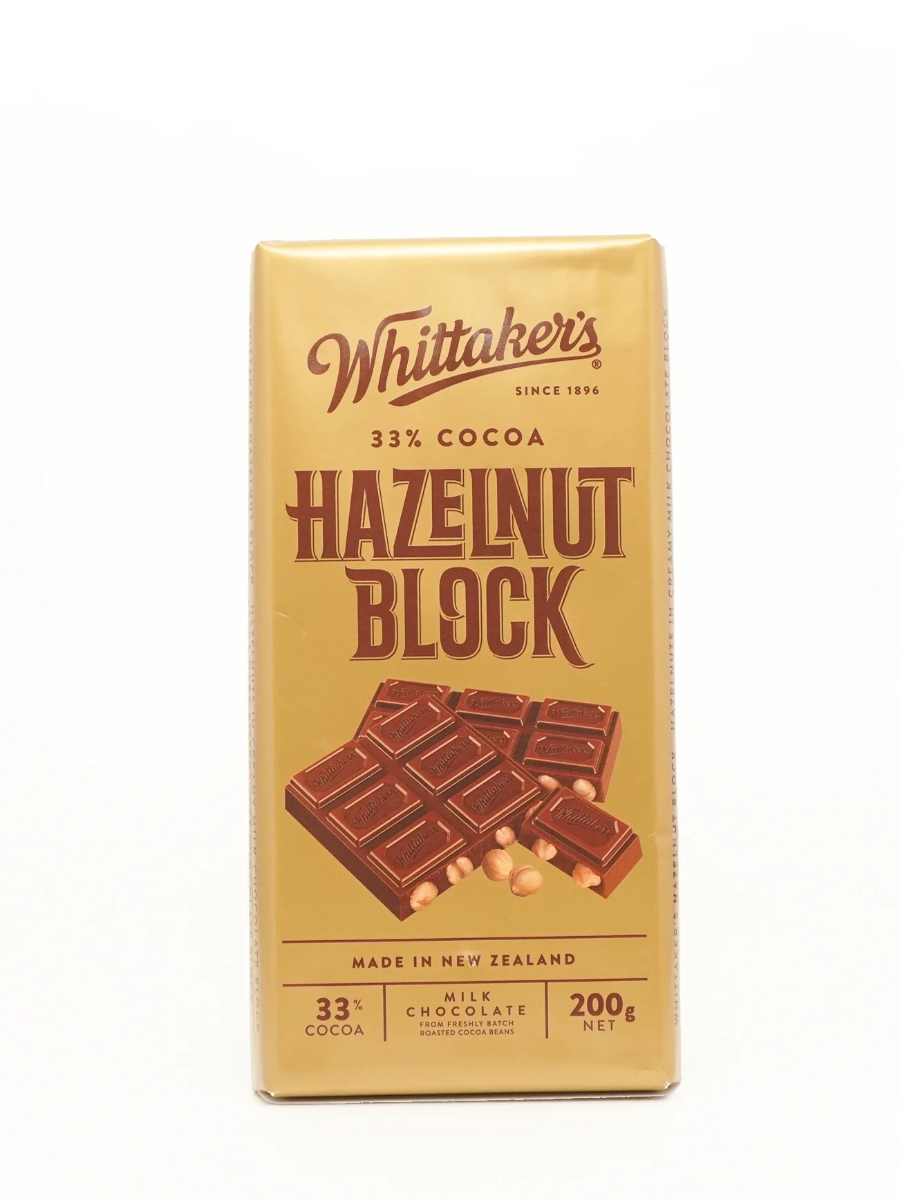 WHITTAKERS BLOCKS HAZELNUT 200G - Image 2