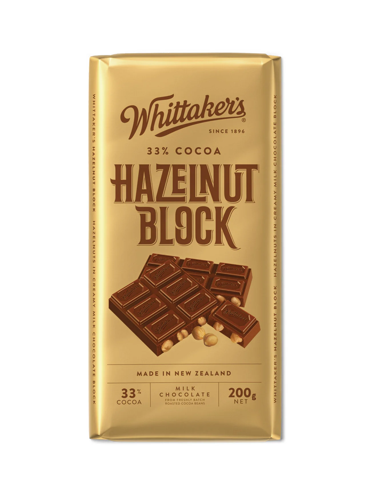WHITTAKERS BLOCKS HAZELNUT 200G - Image 3