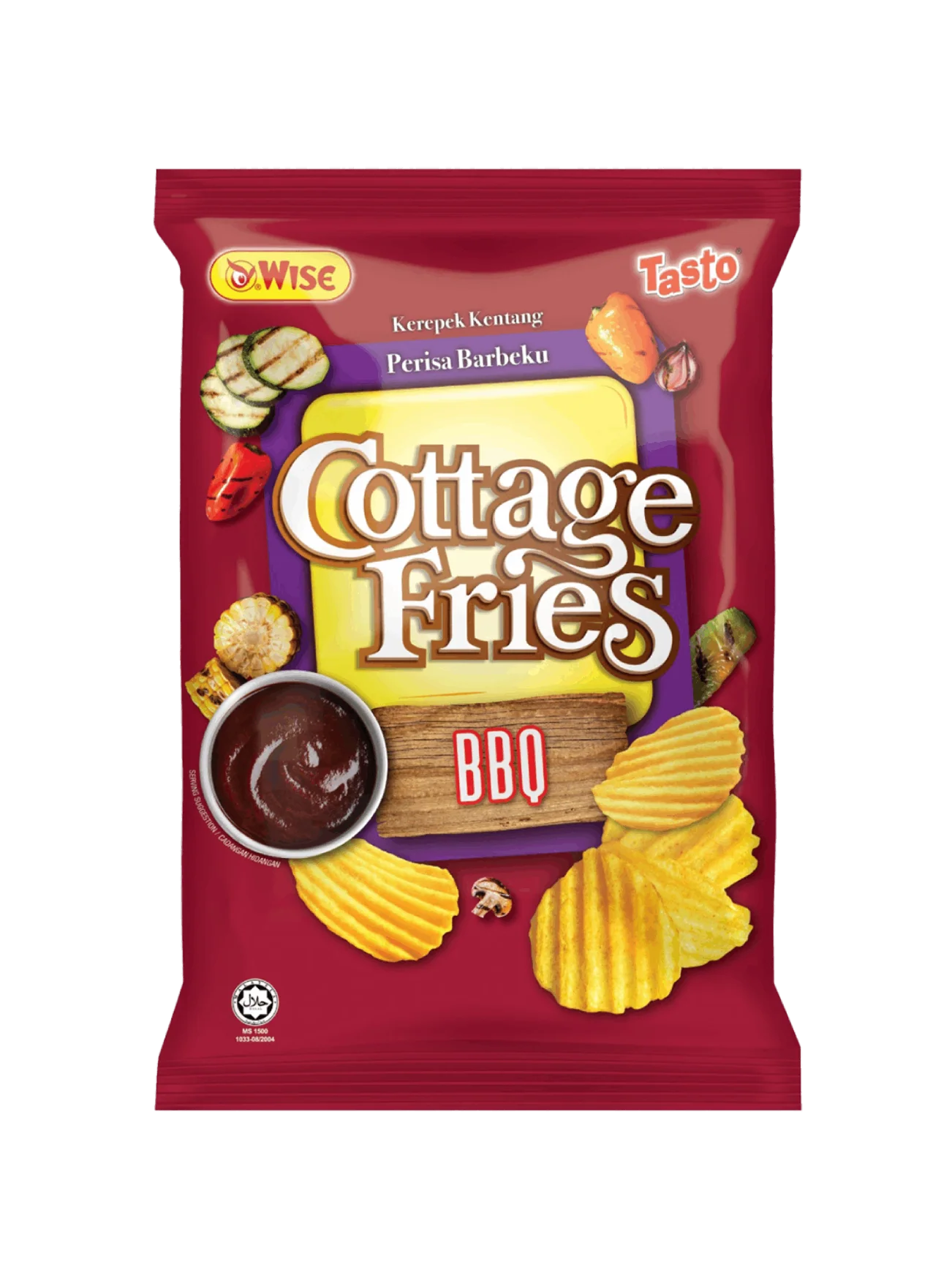 WISE COTTAGE FRIES BBQ 150G