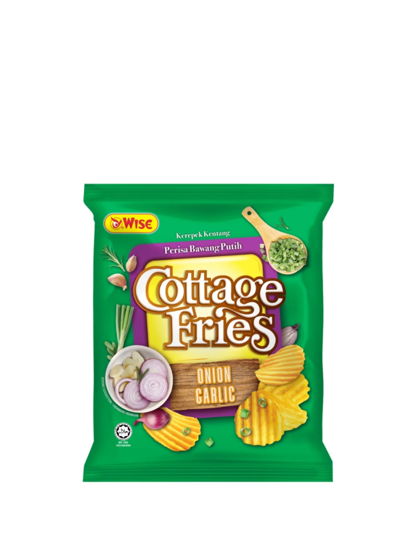 WISE COTTAGE FRIES ONION GARLIC 50G