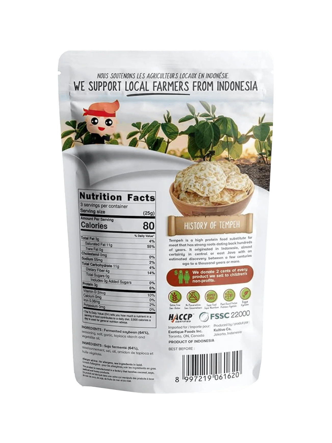 WOH TEMPEH CHIPS ORIGINAL 100G - Image 2