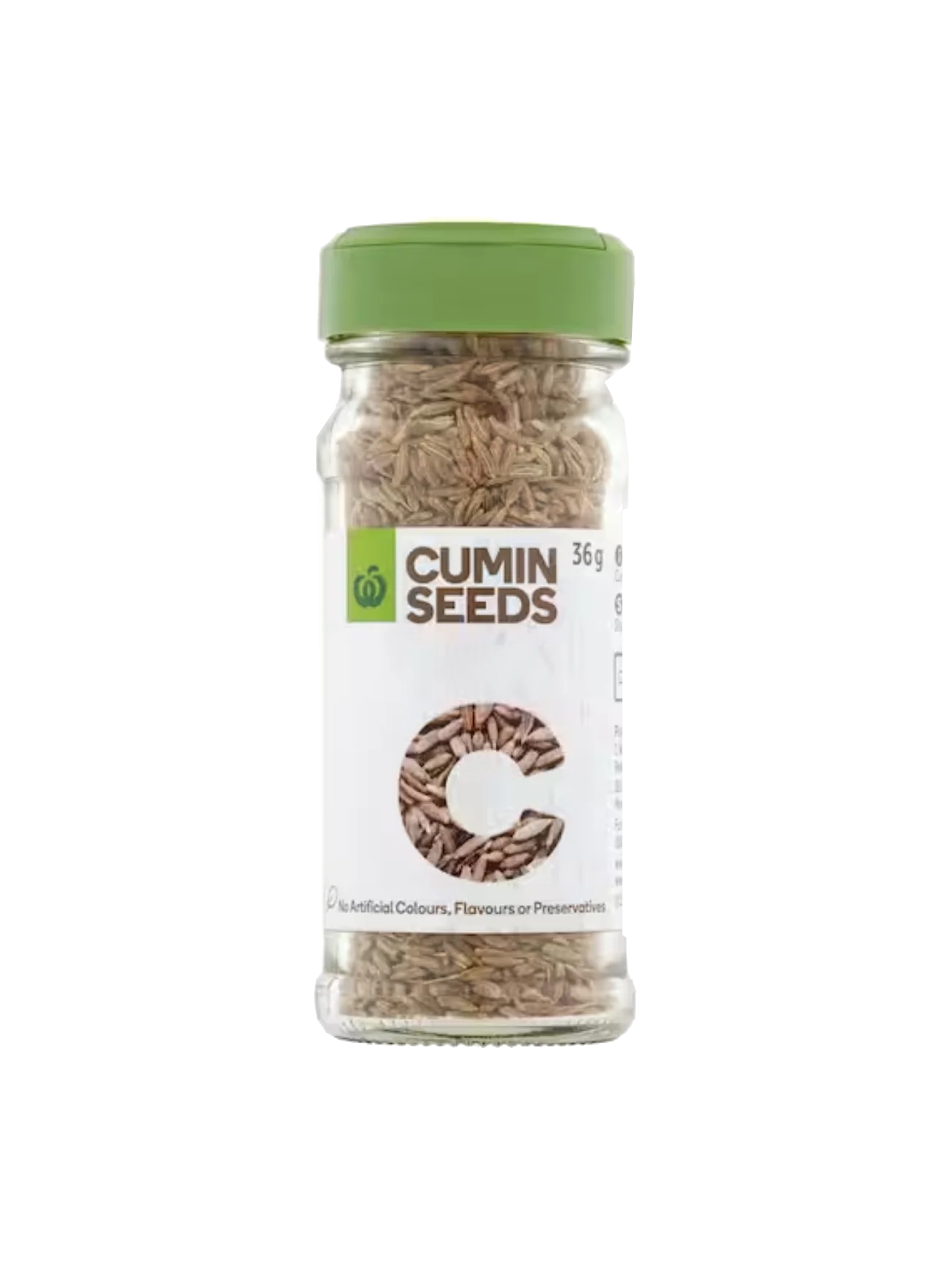 WOOLWORTHS WHOLE CUMIN SEEDS 36G