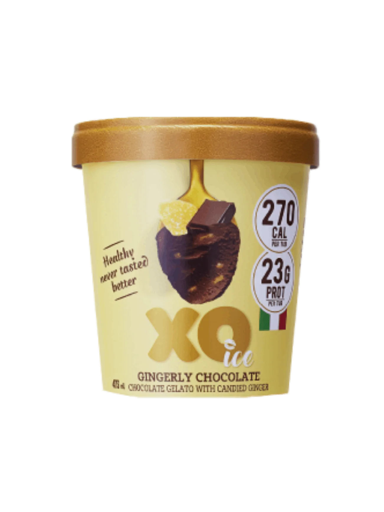 XO ICE GELATO GINGERLY CHOCOLATE 473ML