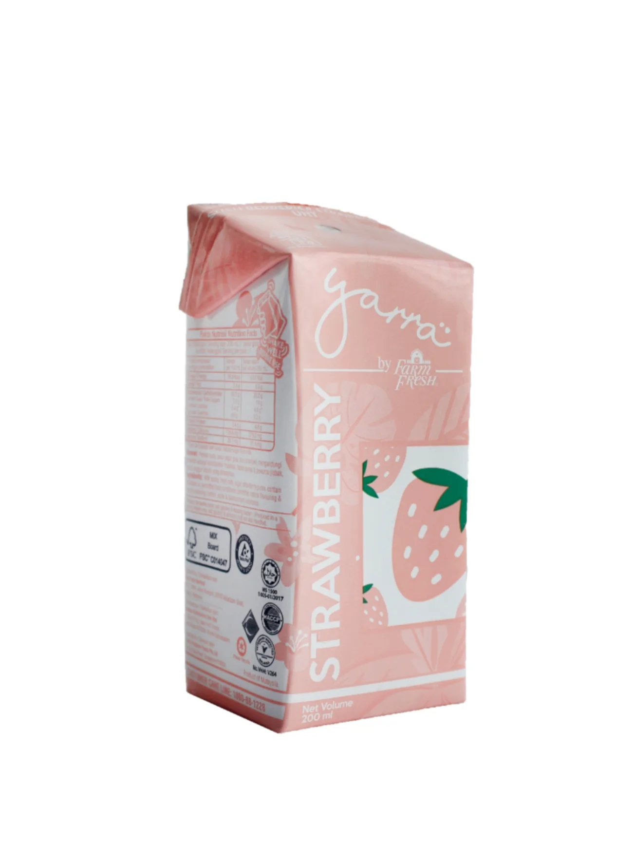 YARRA BY FARM FRESH UHT STRAWBERRY MILK 4X200ML