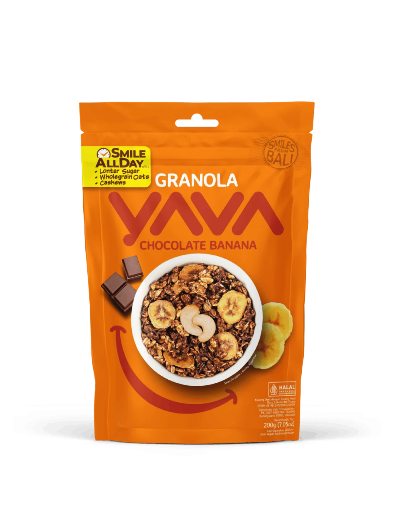YAVA GRANOLA CHOCOLATE BANANA 200G
