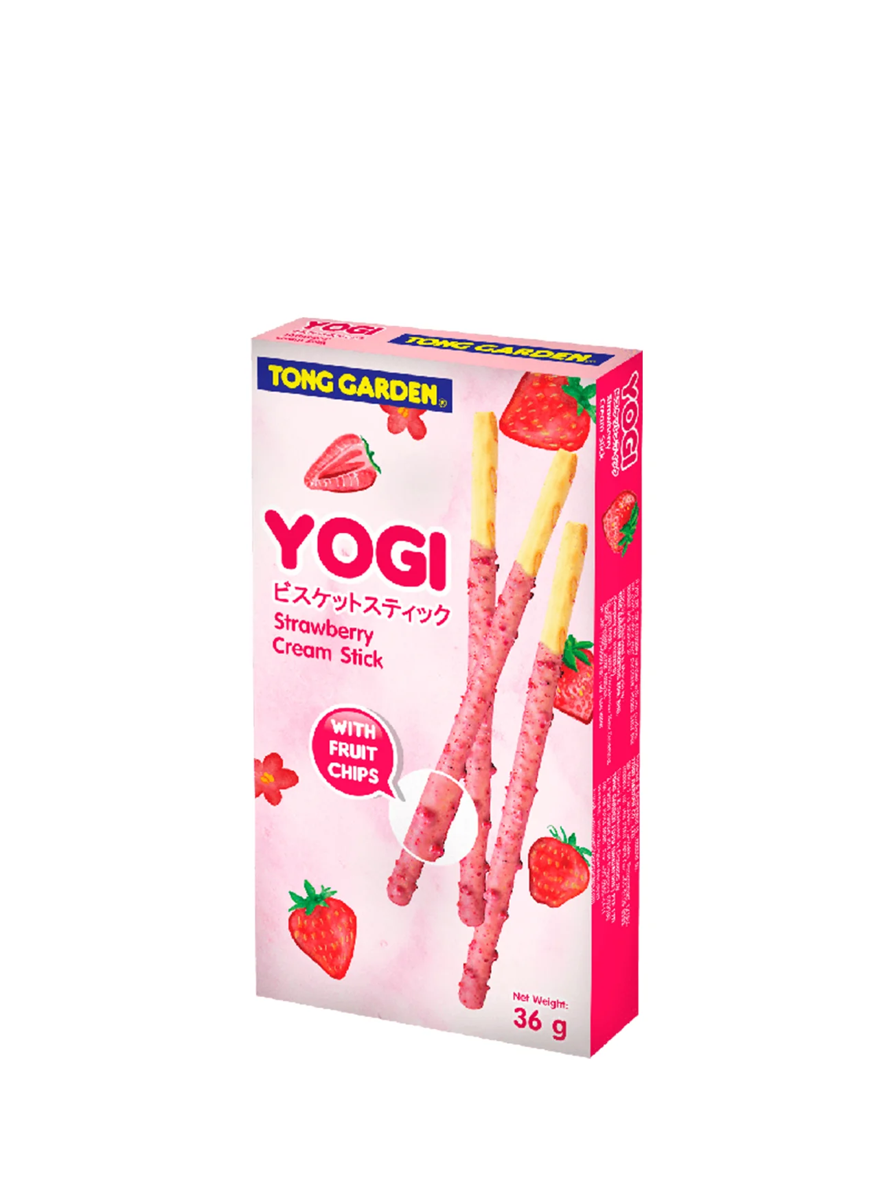 YOGI STRAWBERRY CREAM STICK 36G