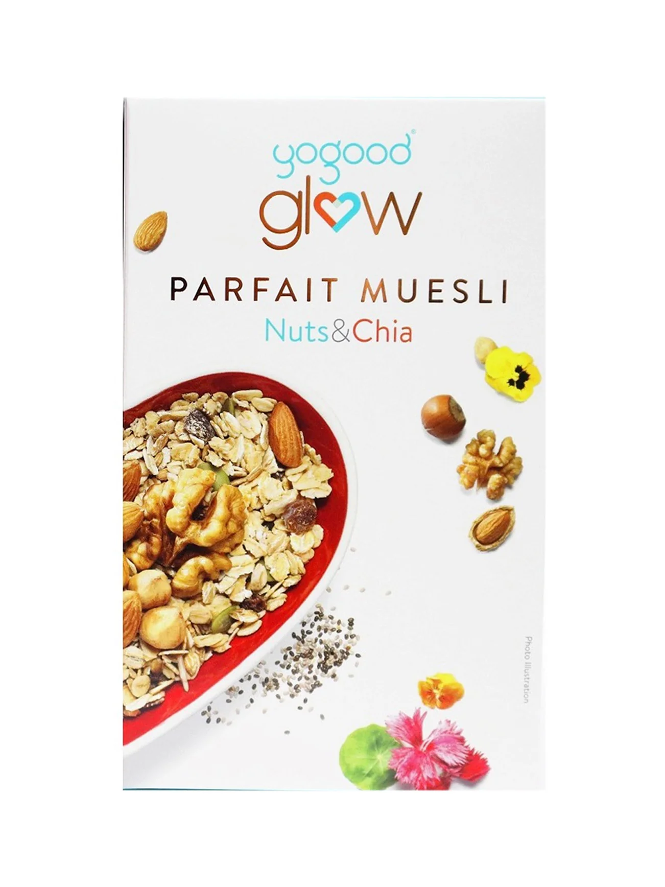 YOGOOD GLOW PARFAIT MUESLI NUTS & CHIA 320G - Image 2