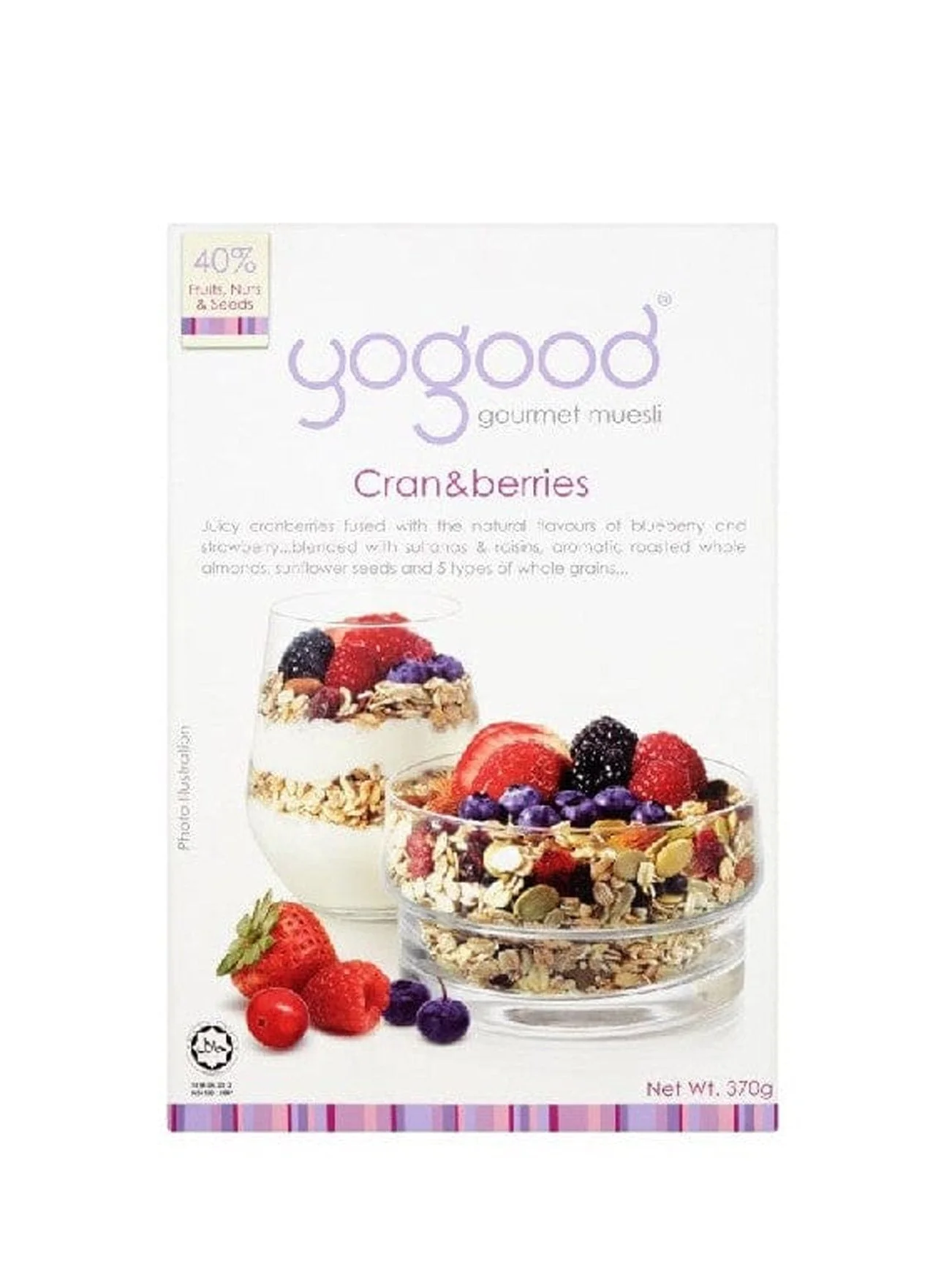 YOGOOD G/MUESLI CRANBERRY & BERRIES 350G - Image 2