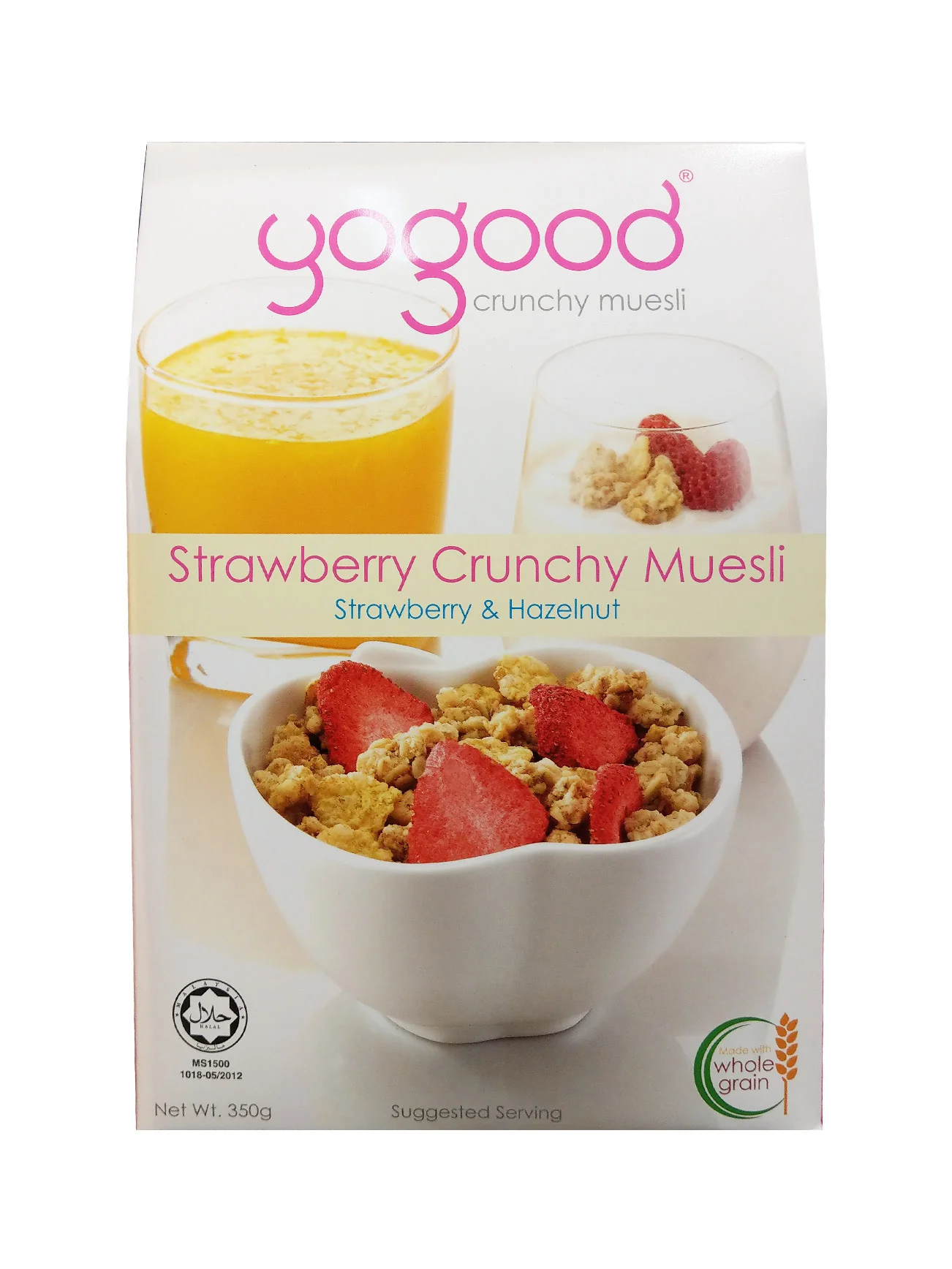 YOGOOD STRAWBERRY CRUNCHY MUESLI 320G - Image 2
