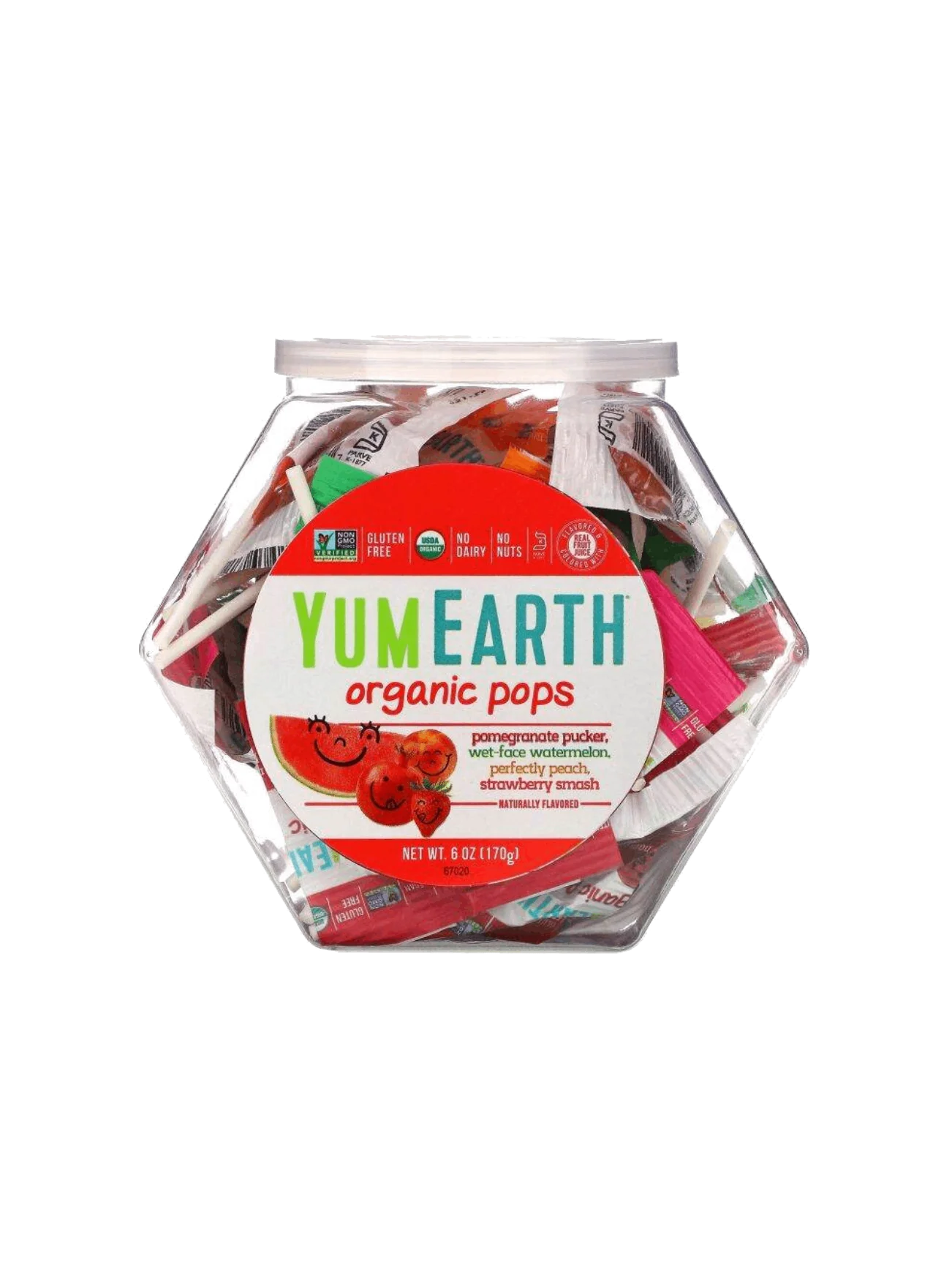 YUMEARTH ORG PERSONAL BIN STRAWMELON POPS 170G