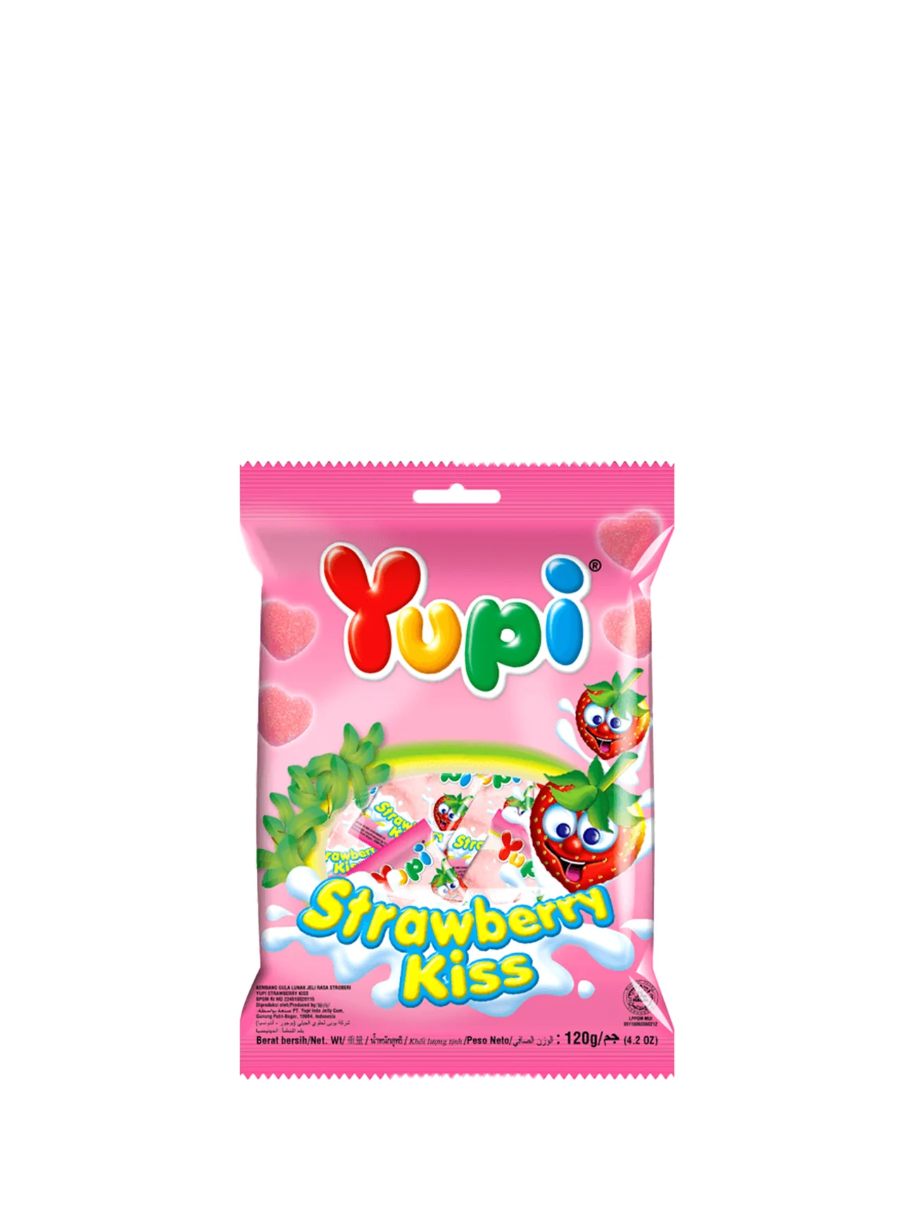 YUPI STRAWBERRY KISS 110G