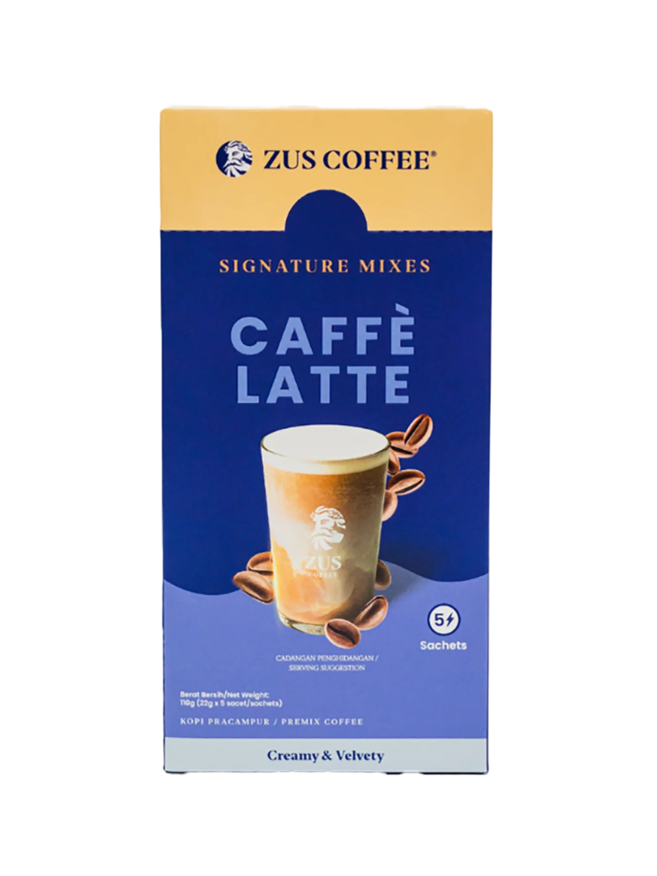ZUS SIGNATURE MIXES COFFEE - CAFFE LATTE 5SX22G